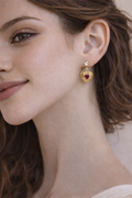 Golden Heart Earring