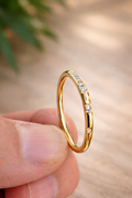 Pulse of Gold Ring