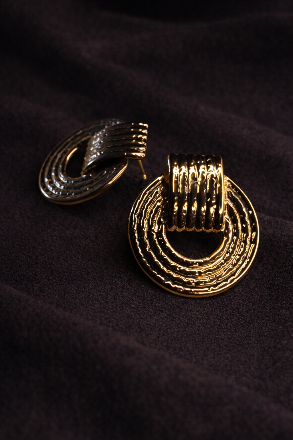 Vintage Door Knocker Earrings