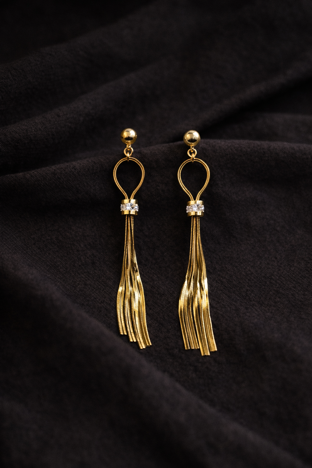 Golden Tassel Earring