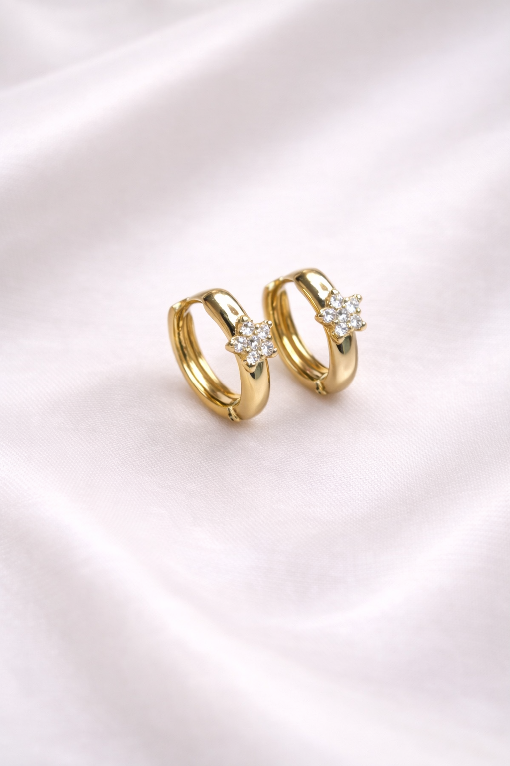 Star Cluster Hoop Earrings