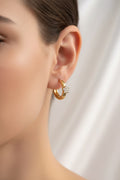 Star Cluster Hoop Earrings