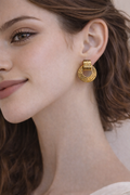 Vintage Door Knocker Earrings