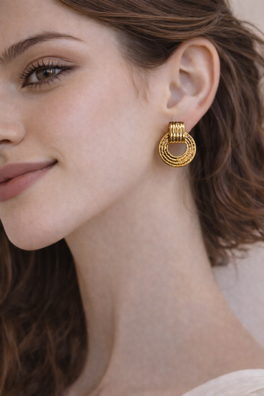 Vintage Door Knocker Earrings