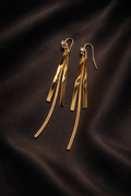 Golden Waterfall Earrings