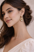 Golden Donut Earring