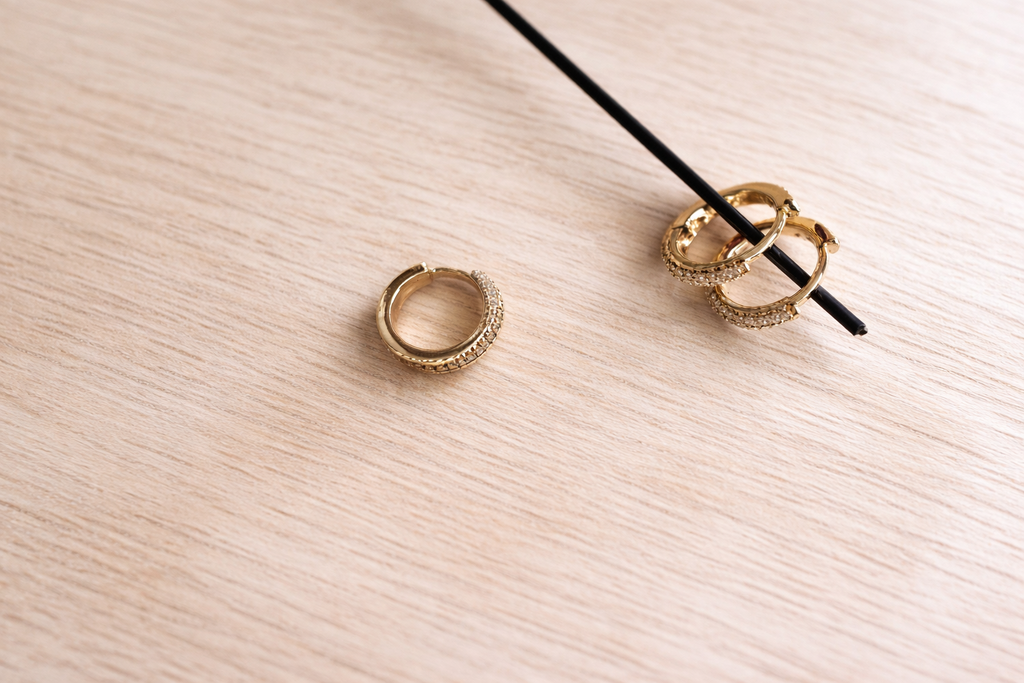 Detachble Red Earrings