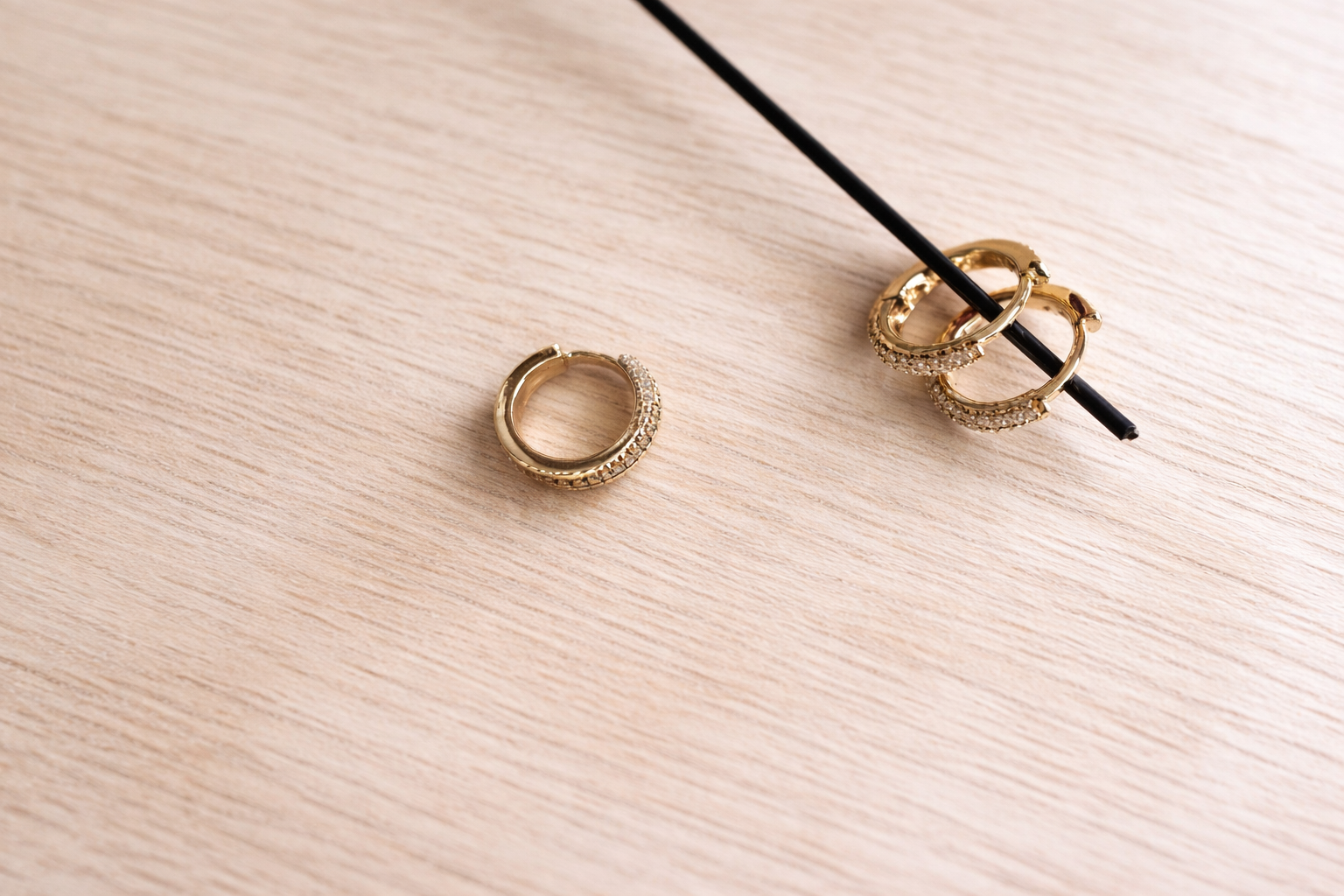 Detachble Red Earrings