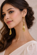 Golden Tassel Earring