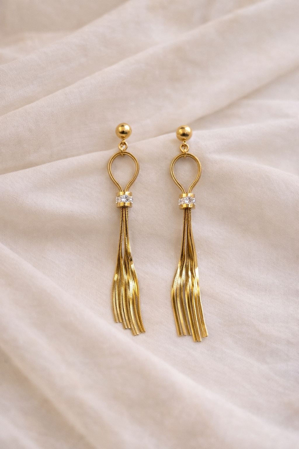 Golden Tassel Earring