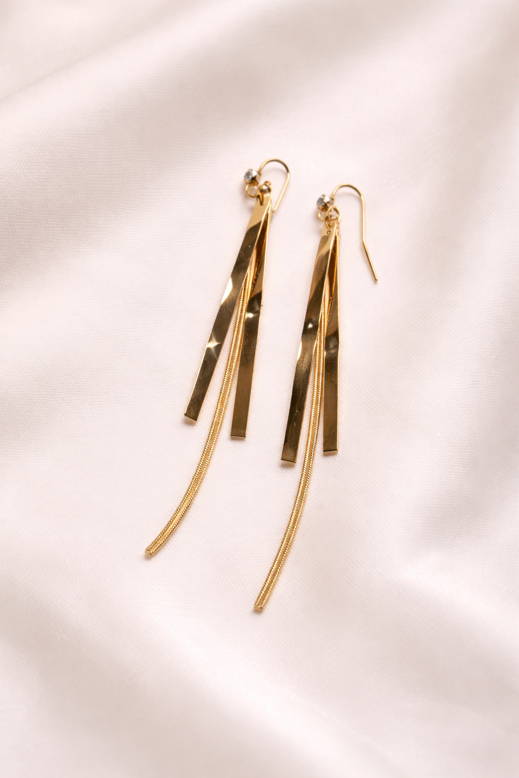 Golden Waterfall Earrings