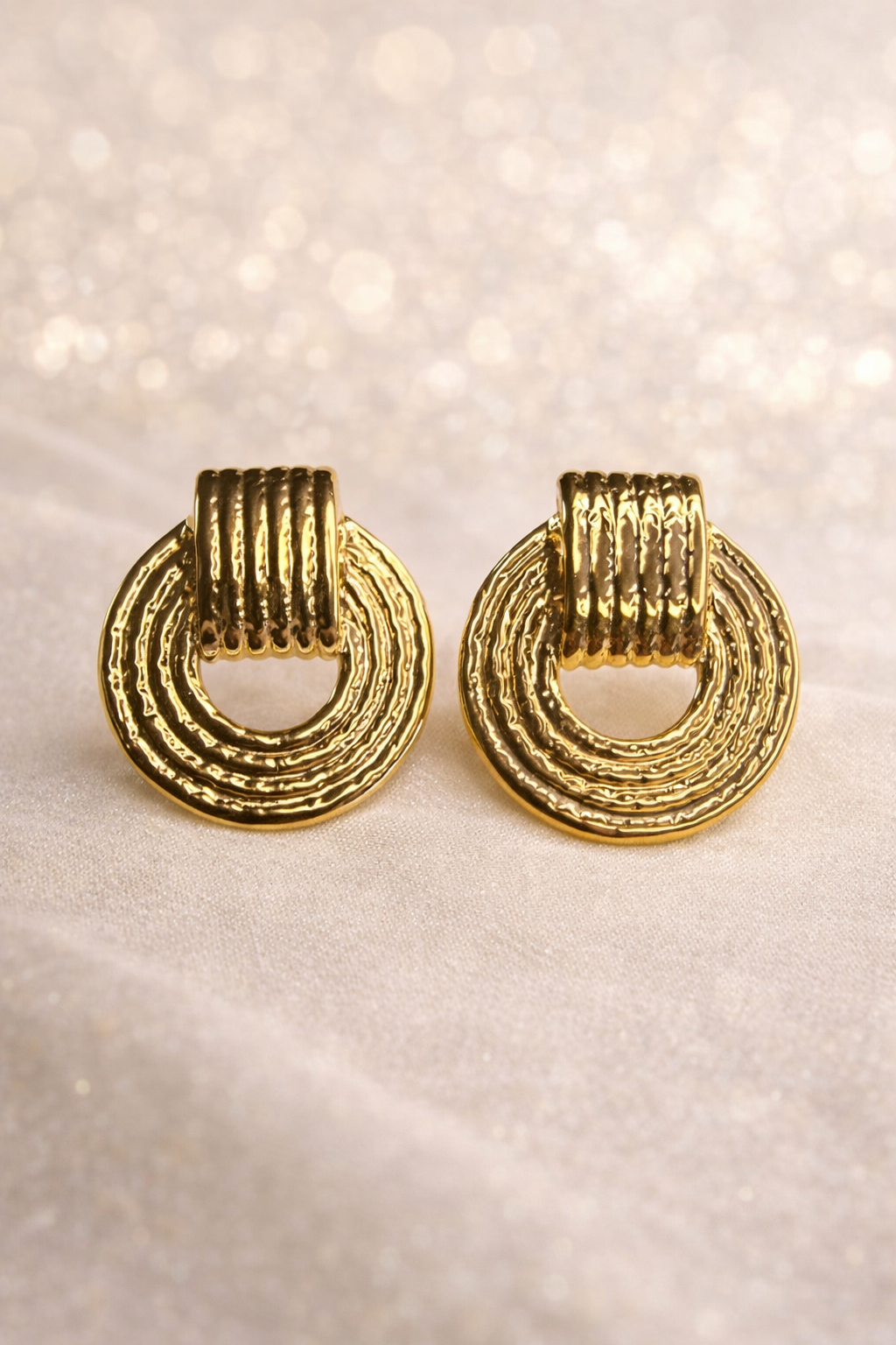 Vintage Door Knocker Earrings