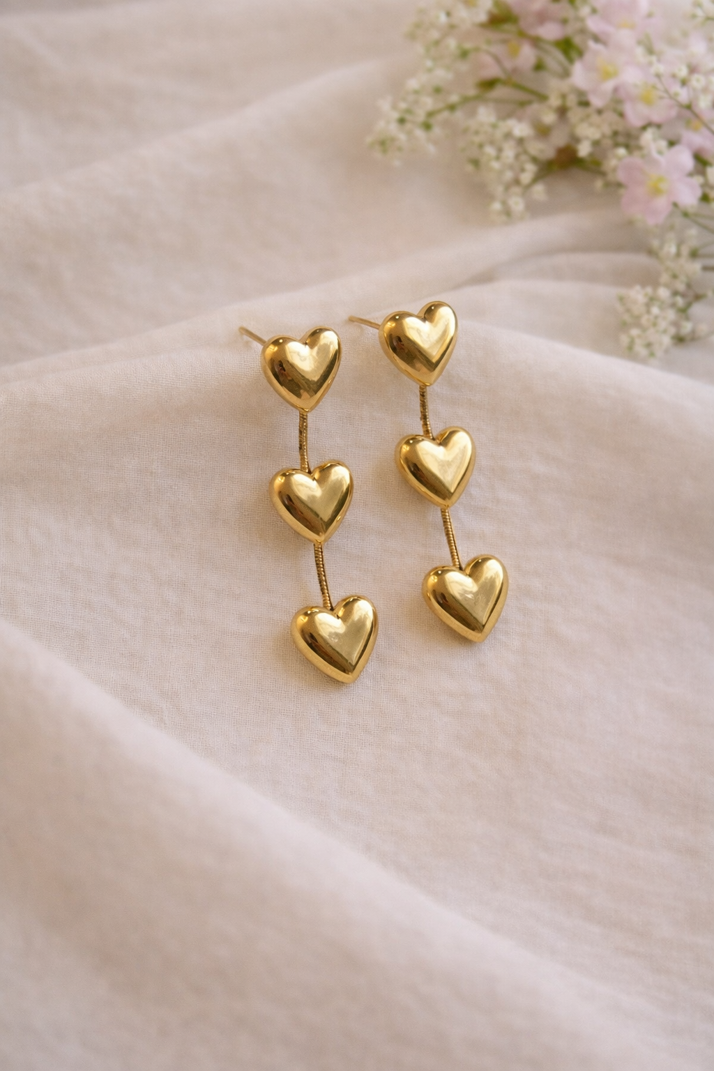 Triple heart Dangles