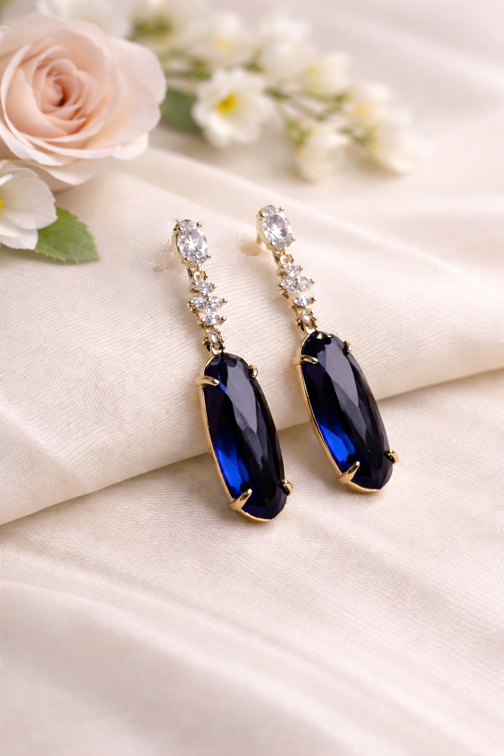 Sapphire Oval Drops